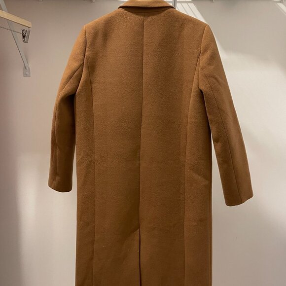 OAK + FORT Single Breasted Coat - Brown - Size S - Picture 2 of 7